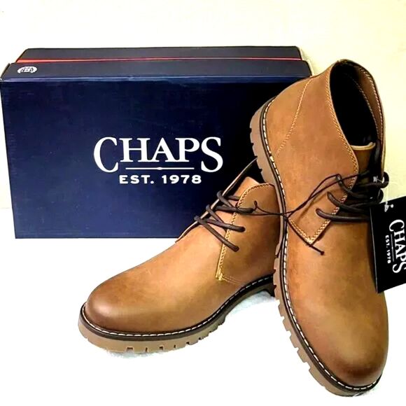 Chukka Boots . Size: 10 . w/ Memory Foam ..... Chaps . New in Box - Picture 1 of 7